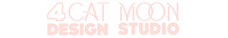 4 Cat Moon Design Studio name banner